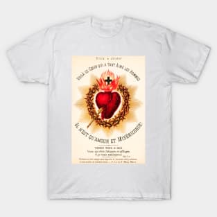 The Sacred Heart of Jesus, circa 1880. T-Shirt